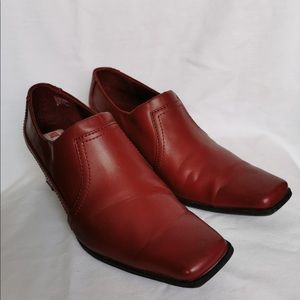 Nice red ankle boots